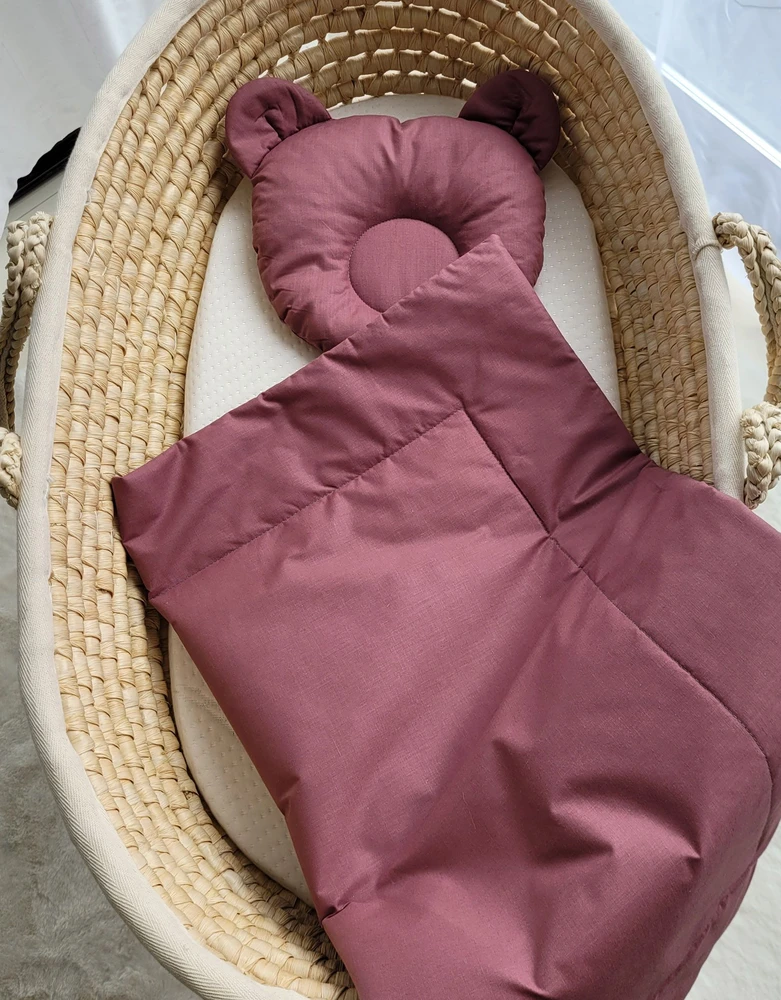 My Sweet Baby Antklodė su pagalvė kūdikiui, 2 dalių rinkinys, pastelinių violetinė