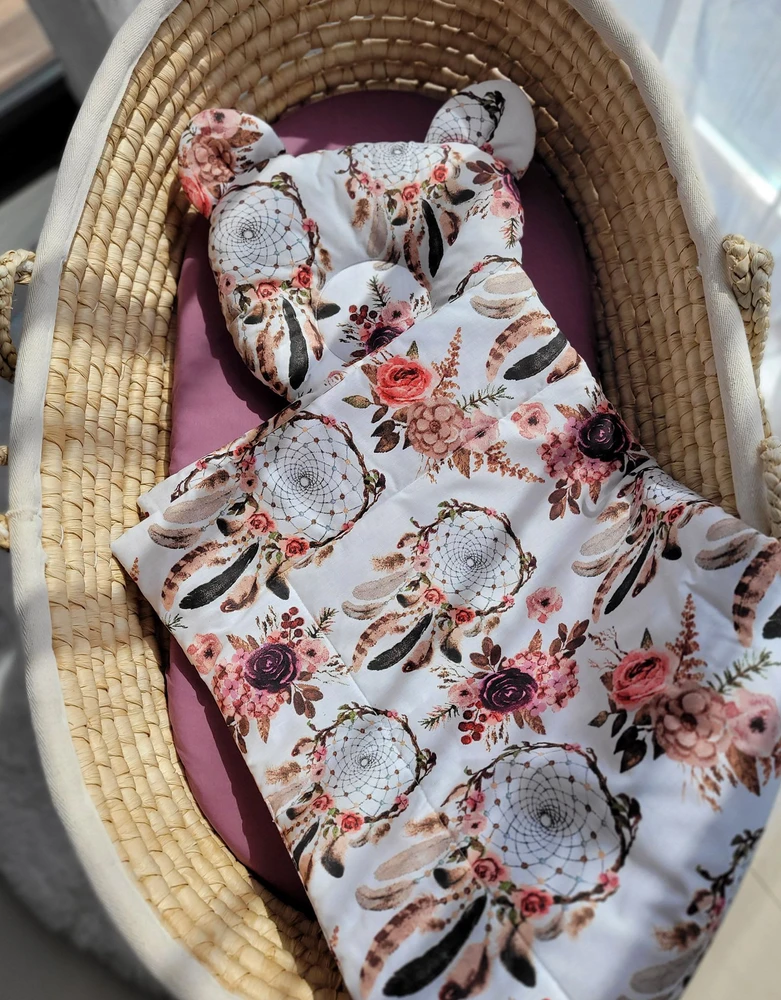 My Sweet Baby Antklodė su pagalve kūdikiui, gėlių gaudyklės, 2 dalių komplektas
