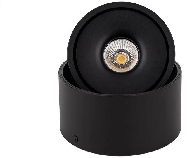 Lubinis šviestuvas V-tac 28W LED paviršinis šviestuvas, juodas, 3000-6400K