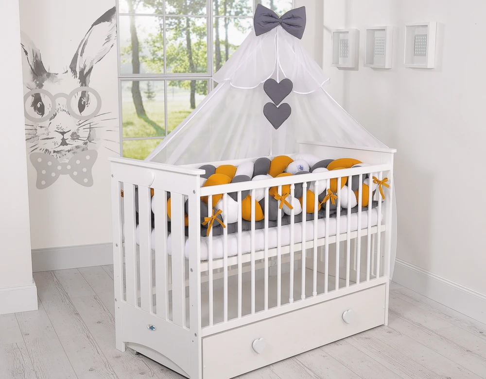 My Sweet Baby Mazginis bamperis XXL – balta/medaus geltona/antracitas