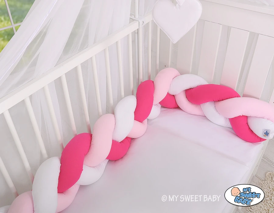 My Sweet Baby Mazginis bamperis – balta / tamsiai rožinė / rožinė