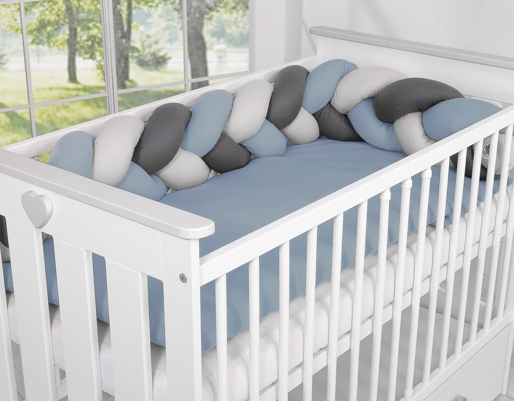 My Sweet Baby Mazguota apsauginė pagalvėlė – pasteliai mėlyna, pilka, antracito