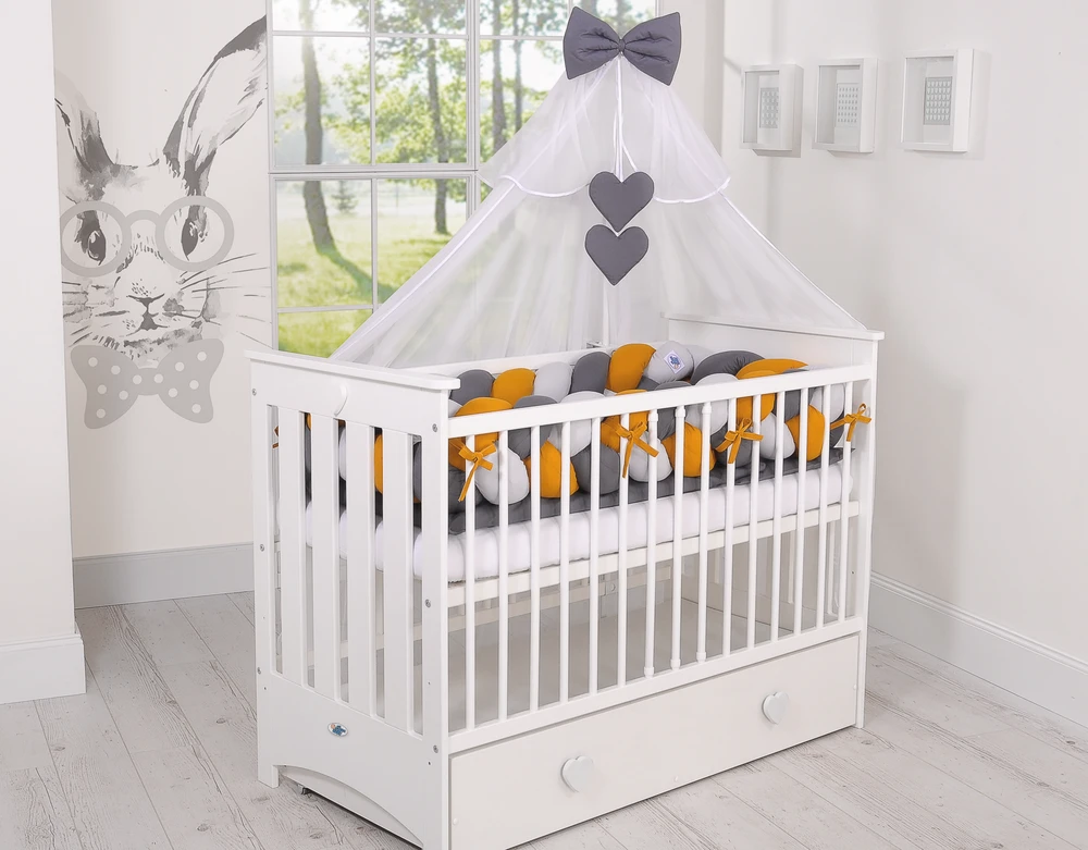My Sweet Baby Pintas XXL bamperis – pilkas, medaus geltonumo, antracito