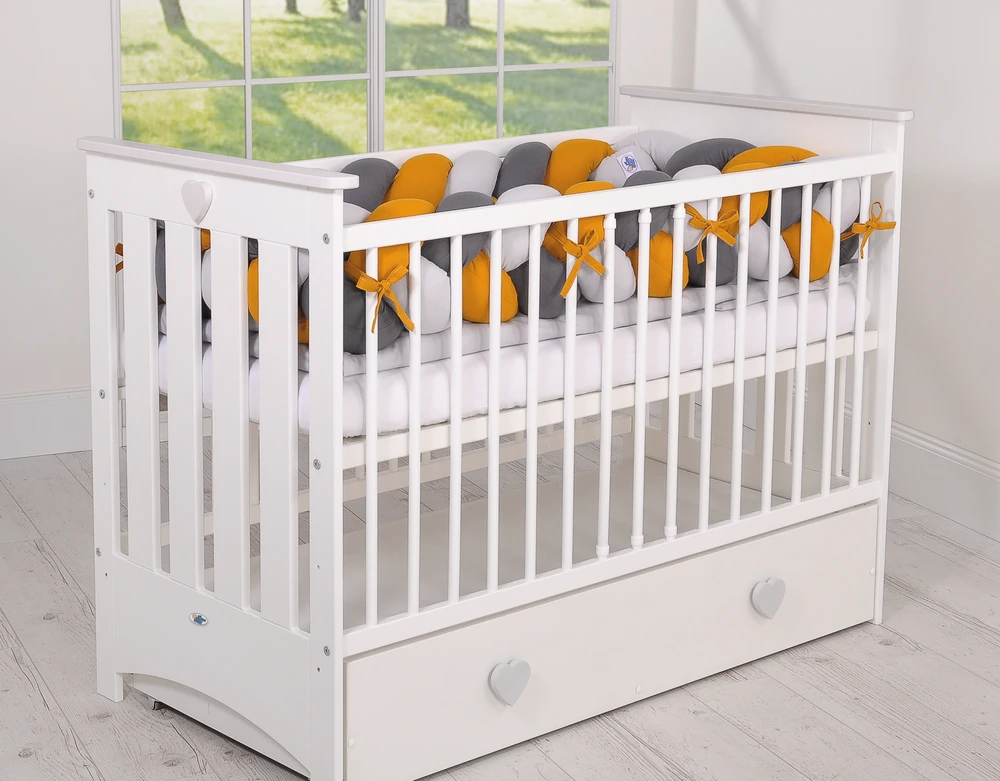 My Sweet Baby Pintas XXL bamperis – pilkas, medaus geltonumo, antracito