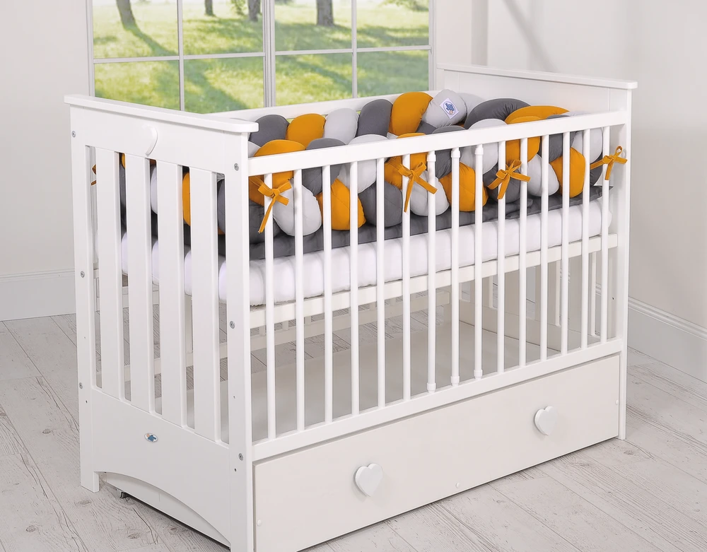 My Sweet Baby Pintas XXL bamperis – pilkas, medaus geltonumo, antracito