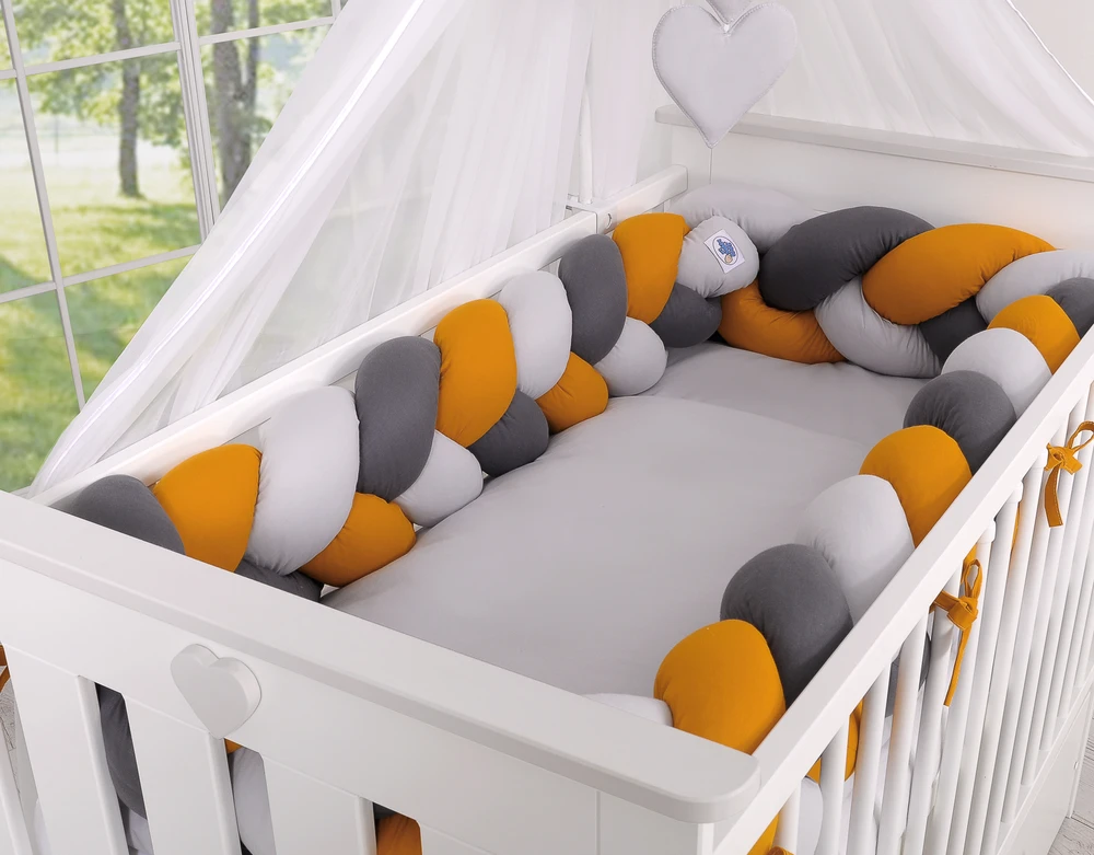 My Sweet Baby Pintas XXL bamperis – pilkas, medaus geltonumo, antracito