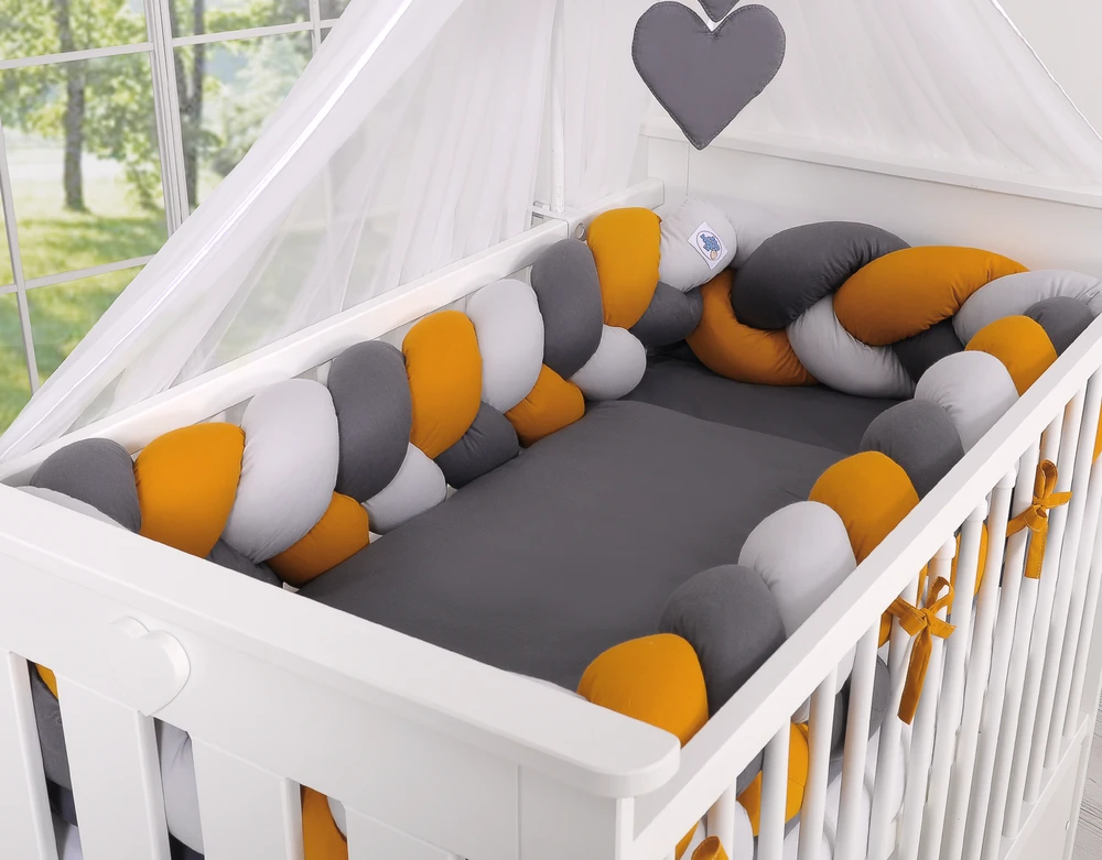 My Sweet Baby Pintas XXL bamperis – pilkas, medaus geltonumo, antracito