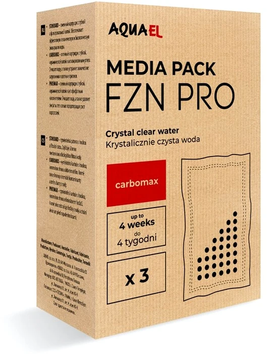 Aquael kasetės FZN PRO Carbon 3vnt