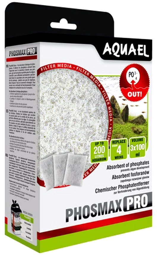 AQUAEL PHOSMAX PRO filtrų medžiaga 3 x 100 ml