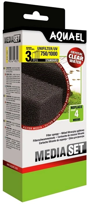 Aquael Unifilter 750/1000 guminės 3 vnt.