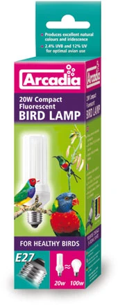 Arcadia Bird lemputė Compact 20W 12 % UV-B