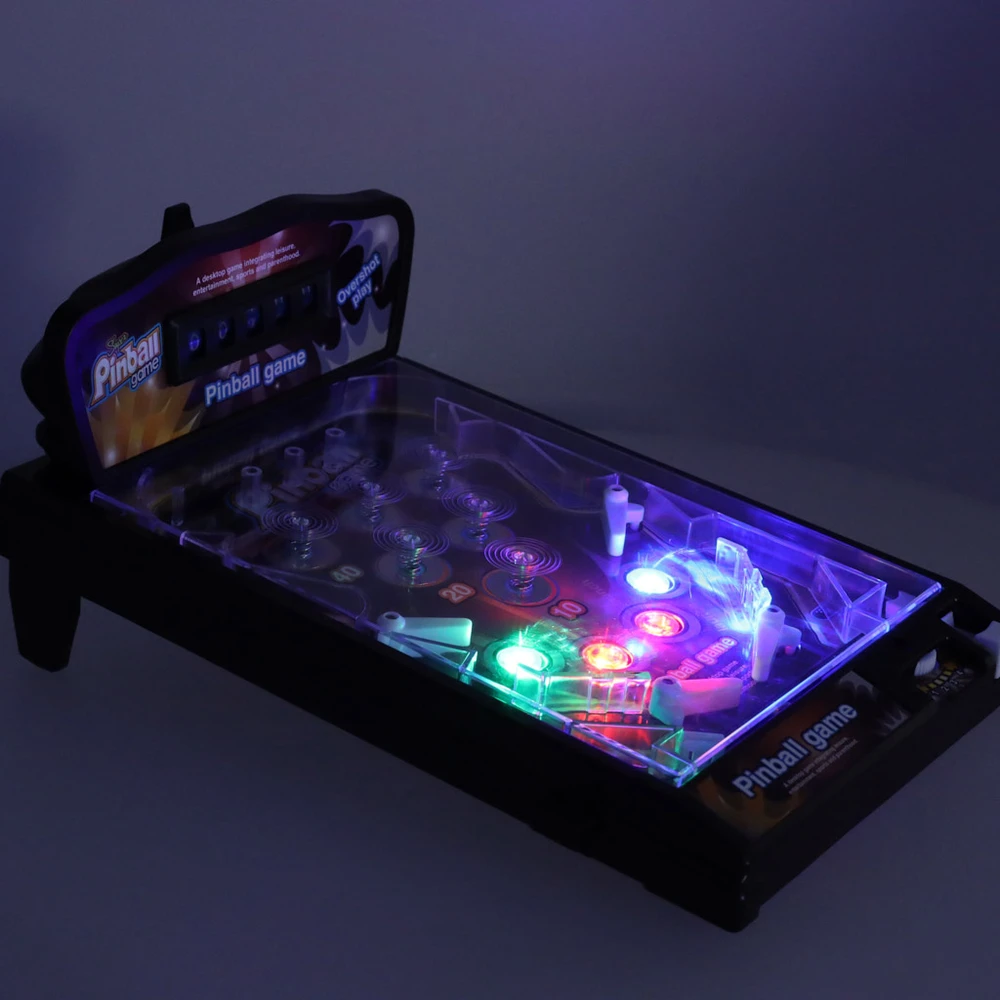 Ikonka Pinball flipper stalas arkadinis žaidimas su šviesomis ir muzika
