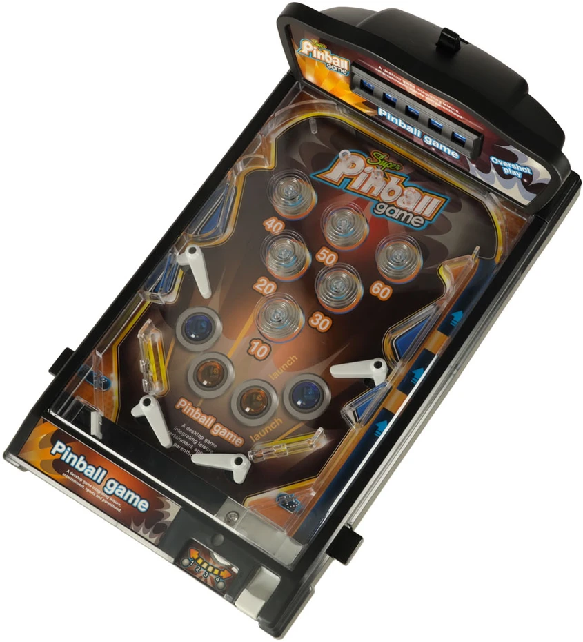Ikonka Pinball flipper stalas arkadinis žaidimas su šviesomis ir muzika