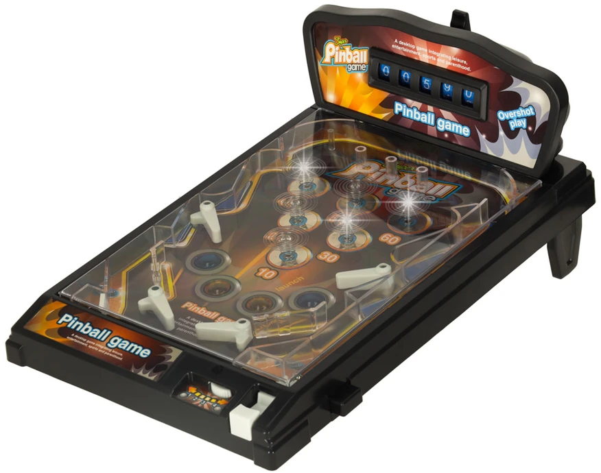 Ikonka Pinball flipper stalas arkadinis žaidimas su šviesomis ir muzika