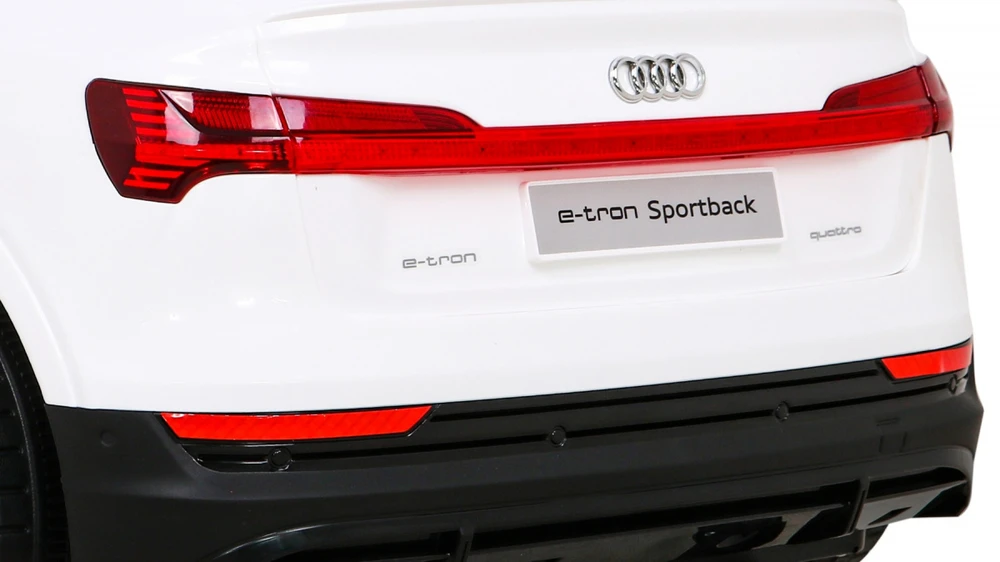 Ramiz Elektromobilis vaikams Audi E- Tron QLS-6688, 4x4, baltas