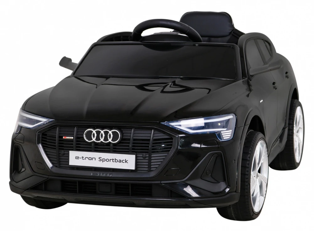 Ramiz Elektromobilis vaikams Audi E- Tron QLS-6688, 4x4, juodas