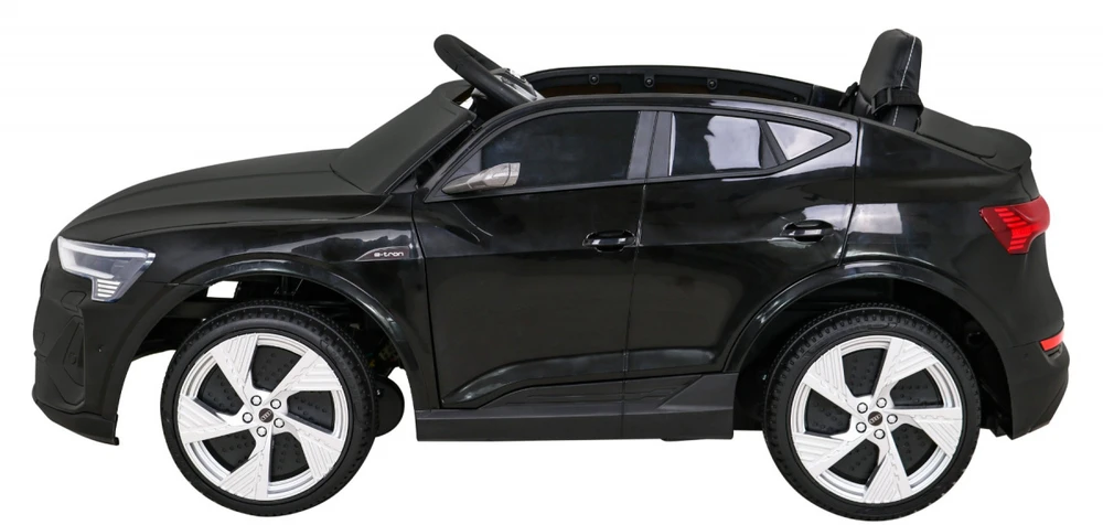 Ramiz Elektromobilis vaikams Audi E- Tron QLS-6688, 4x4, juodas