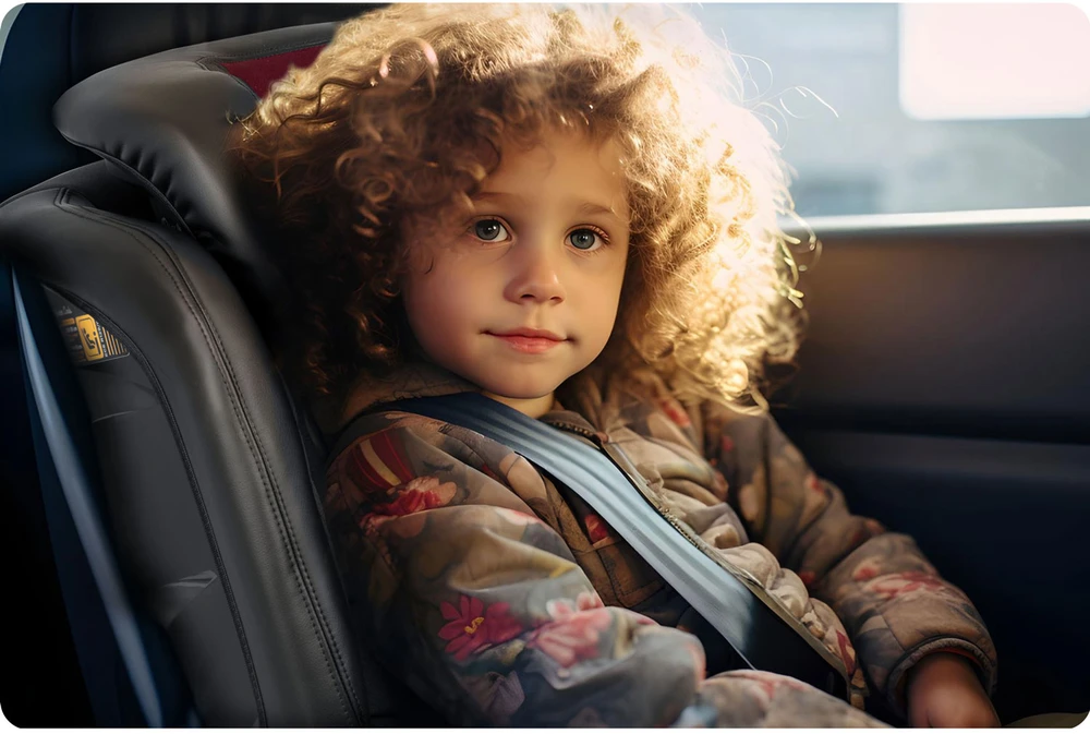 Automobilinė kėdutė Nukido Louis juoda - raudona, 15-36 kg ISOFIX