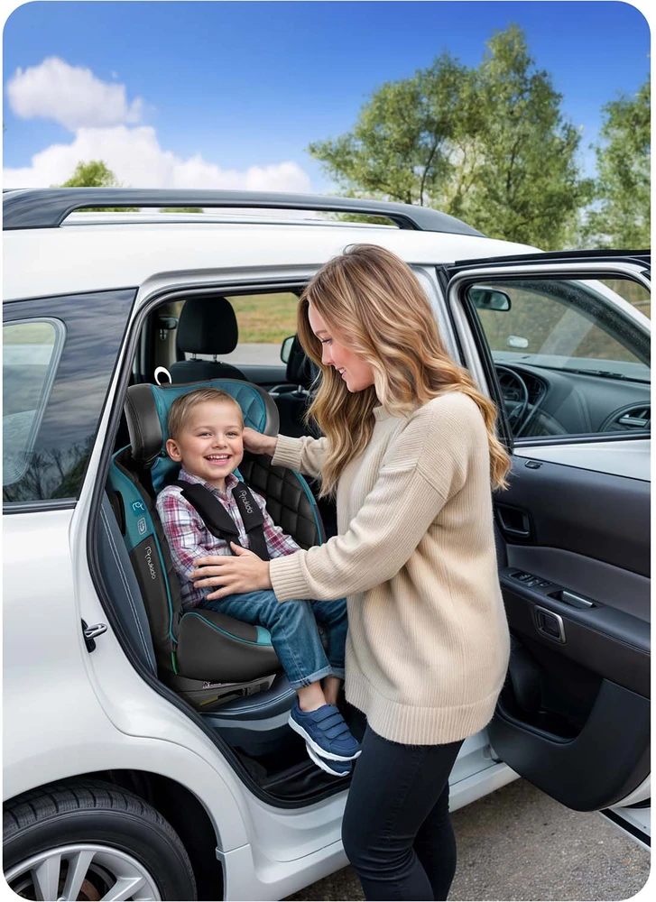 Nukido Besisukanti automobilinė kėdutė, 360 laipsnių, Isofix, 40-150 cm, kūdikiams ir mažiems vaikams, šoninio smūgio apsauga, reguliuojama galvos atrama
