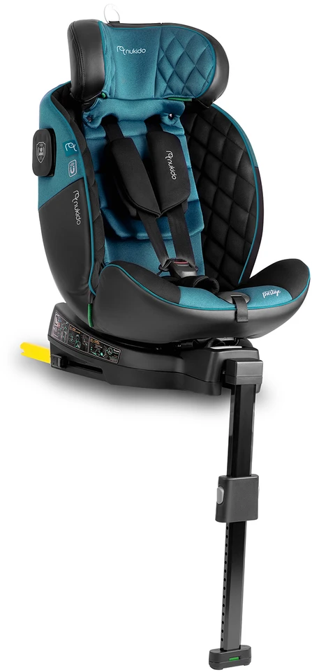 Nukido Besisukanti automobilinė kėdutė, 360 laipsnių, Isofix, 40-150 cm, kūdikiams ir mažiems vaikams, šoninio smūgio apsauga, reguliuojama galvos atrama