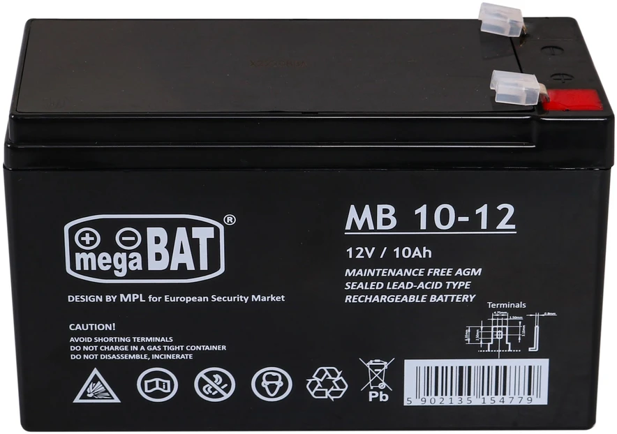 Ramiz AKUMULIATORIUS 12V/10AH-MB