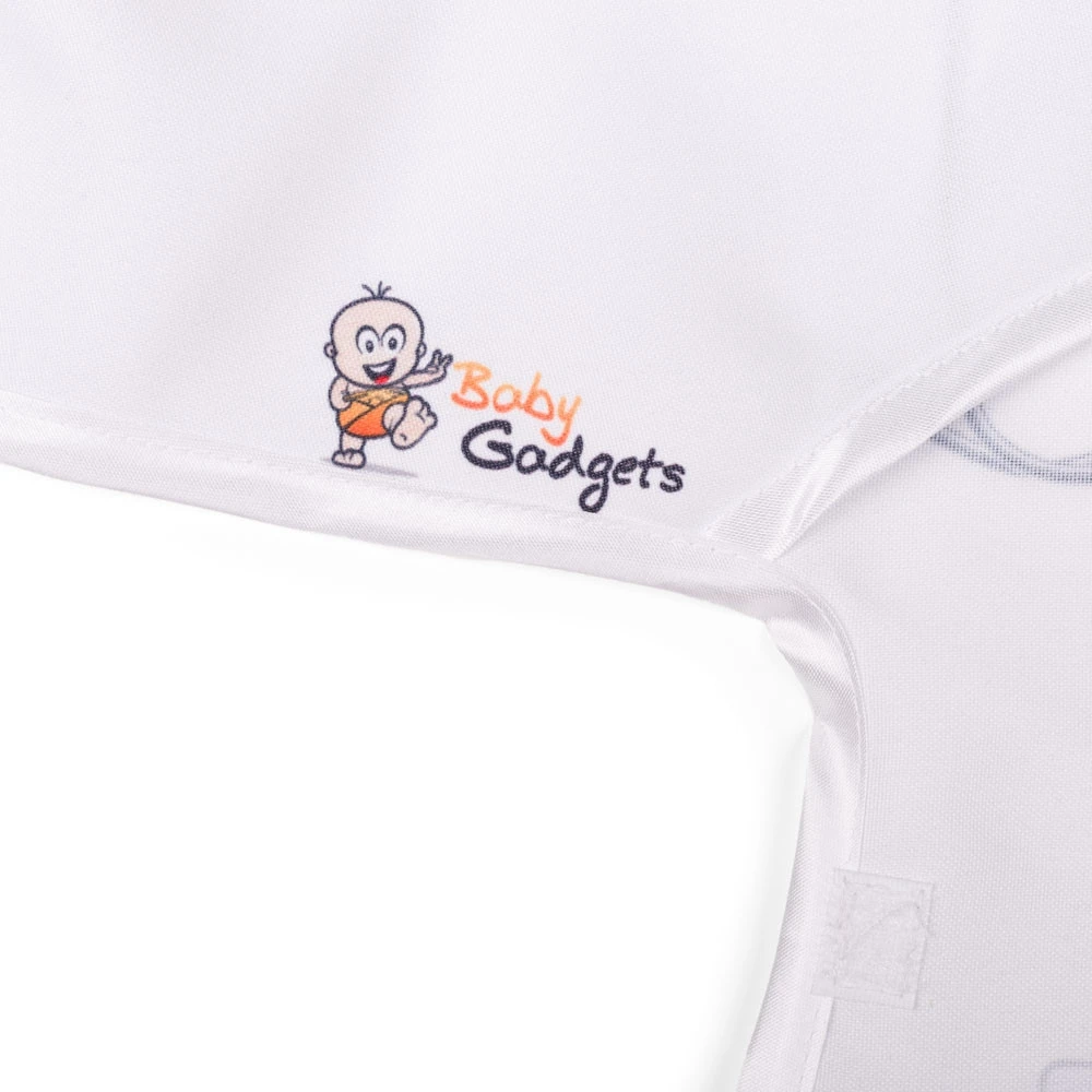 Baby Gadgets Juokinga seilinukė su rankovėmis ir kišene vaikams nuo 1 metų, reguliuojama, mėlyna
