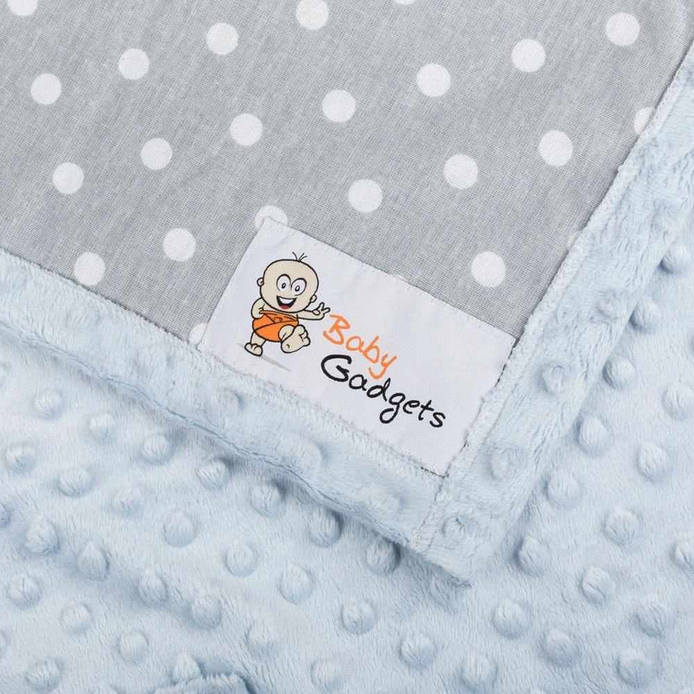 Baby Gadgets Kūdikio įvyniojimas - antklodė su rankovėmis - mėlyna
