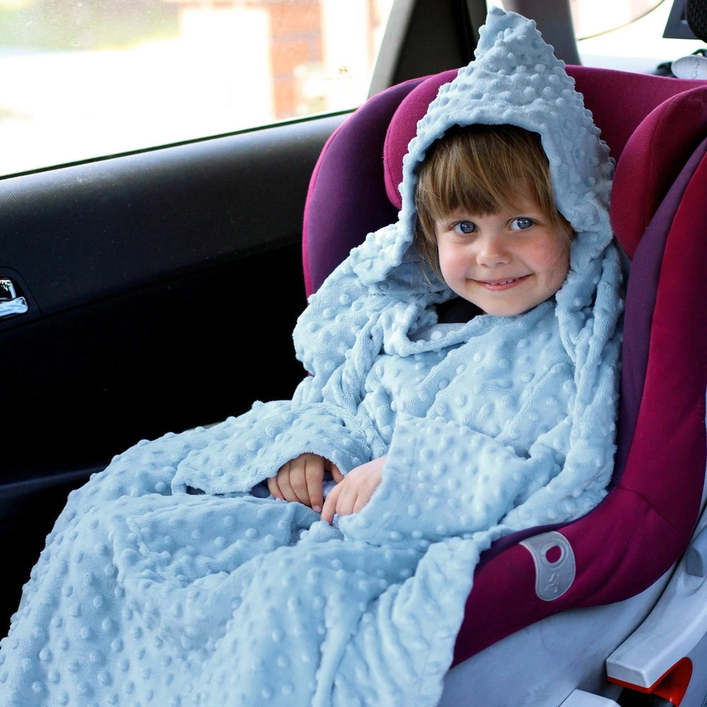 Baby Gadgets Kūdikio įvyniojimas - antklodė su rankovėmis - mėlyna
