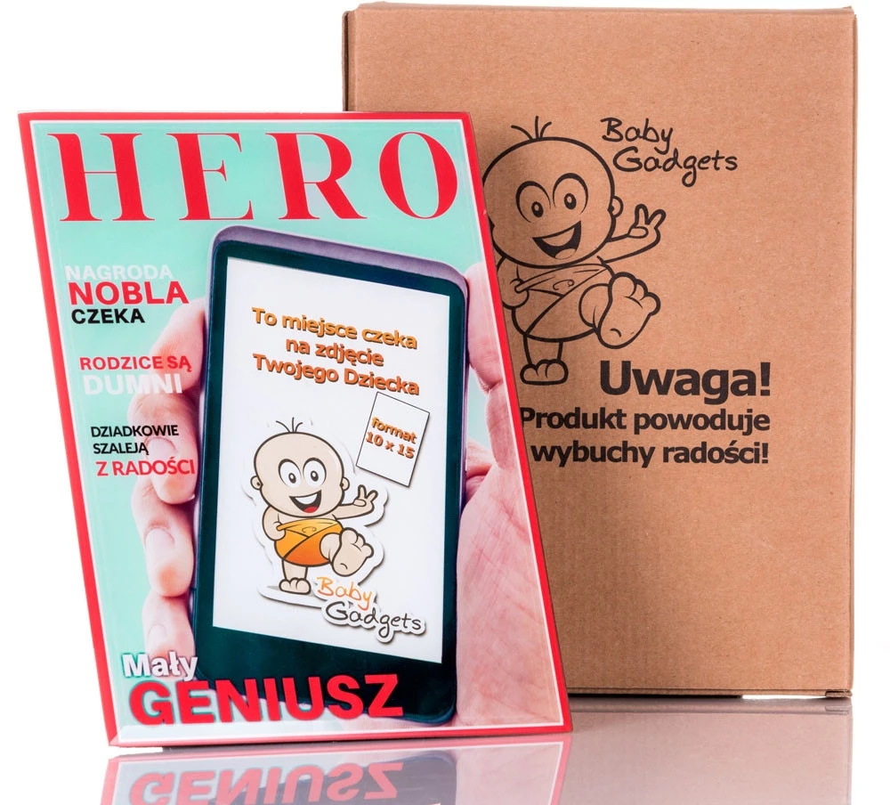 Baby Gadgets Personalizuotas žurnalo viršelis su vaiko nuotrauka, dekoravimui