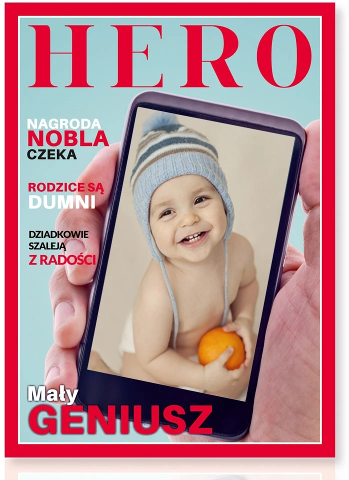 Baby Gadgets Personalizuotas žurnalo viršelis su vaiko nuotrauka, dekoravimui