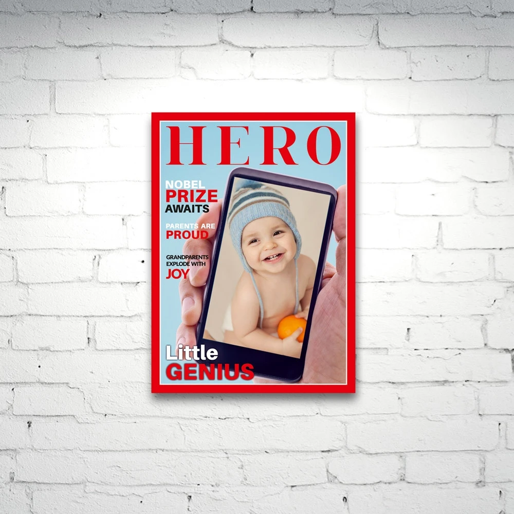 Baby Gadgets Personalizuotas žurnalo viršelis su vaiko nuotrauka, dekoravimui