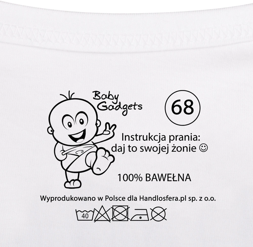 Baby Gadgets Vaikiškas smagus bodžiukas su instrukcija tėčiui