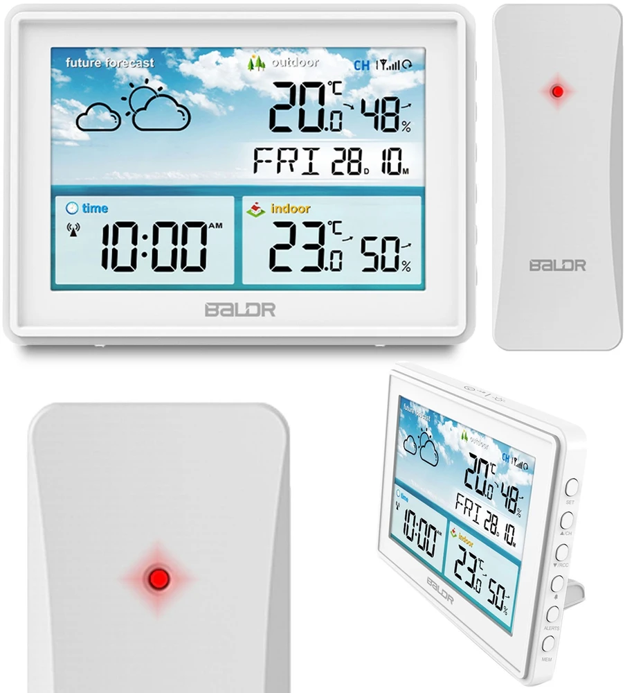 Baldr Orai stotis su ekranu BD-909, balta