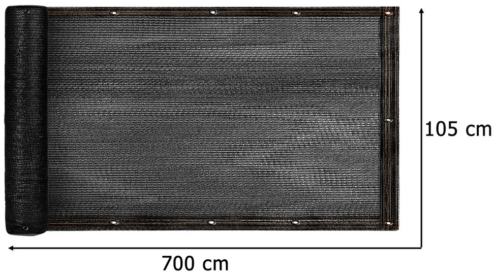 Luaro Patvari PVC šoninė uždanga 105x700 cm