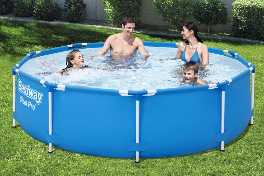 Karkasinis baseinas su siurbliu Bestway Steel Pro  56679 305x76cm