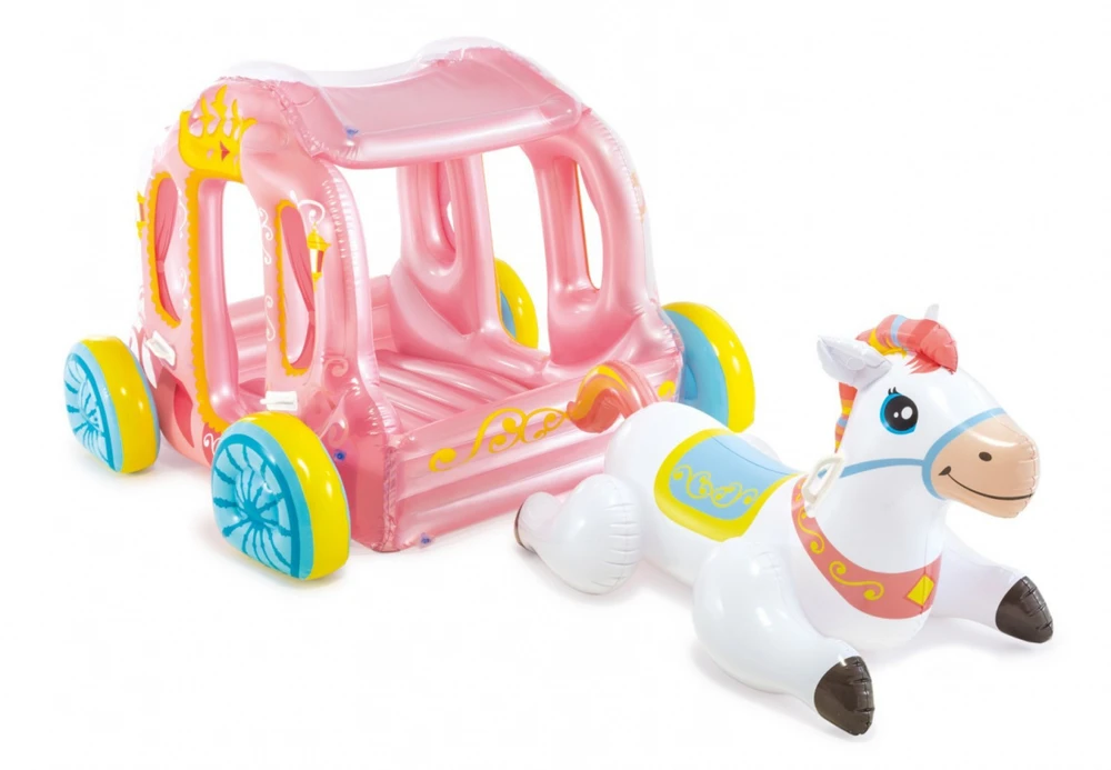 Intex Princess Carriage Pripučiamas 56514NP Rožinė