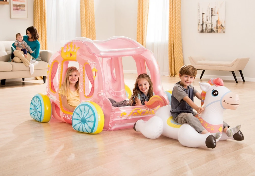 Intex Princess Carriage Pripučiamas 56514NP Rožinė