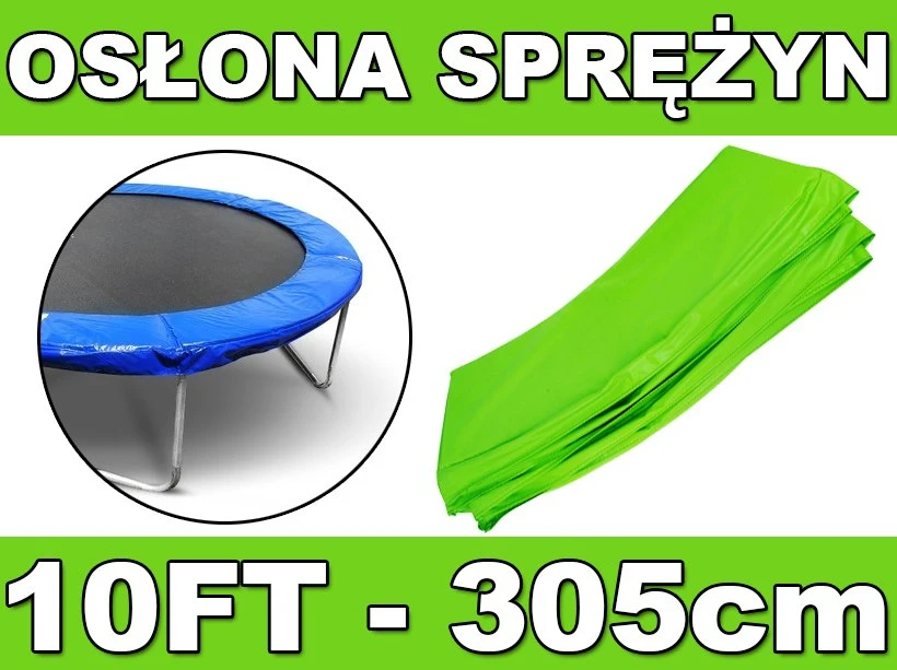 Joko Kołnierz ochronny na sprężyny SkyRamiz Žalias do trampoliny ogrodowej 305cm/10FT