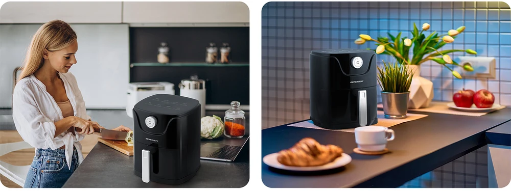Belaidė juoda gruzdintuvė Berdsen BD-654 Air Fryer