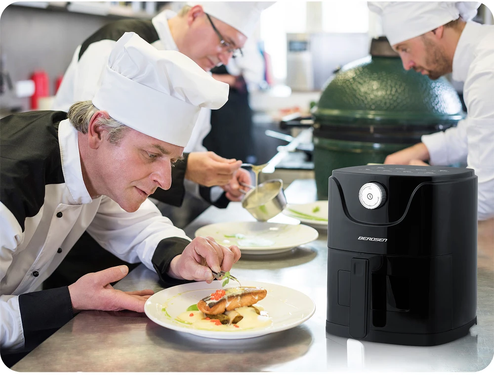 Belaidė juoda gruzdintuvė Berdsen BD-654 Air Fryer