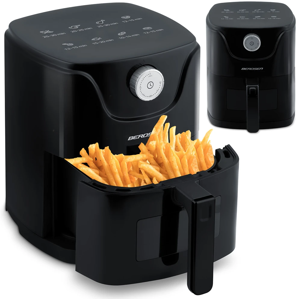 Belaidė juoda gruzdintuvė Berdsen BD-654 Air Fryer