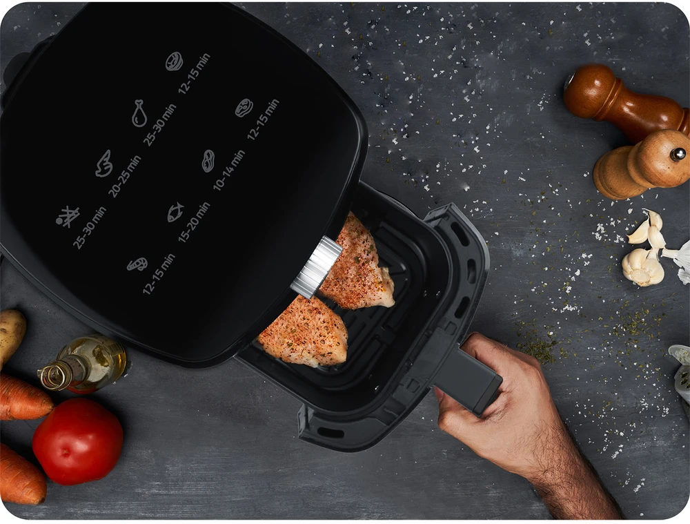 Belaidė juoda gruzdintuvė Berdsen BD-654 Air Fryer