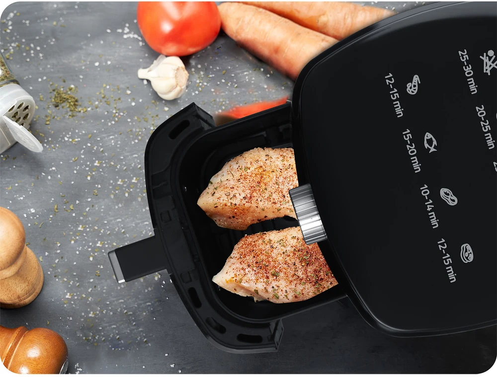 Belaidė juoda gruzdintuvė Berdsen BD-654 Air Fryer