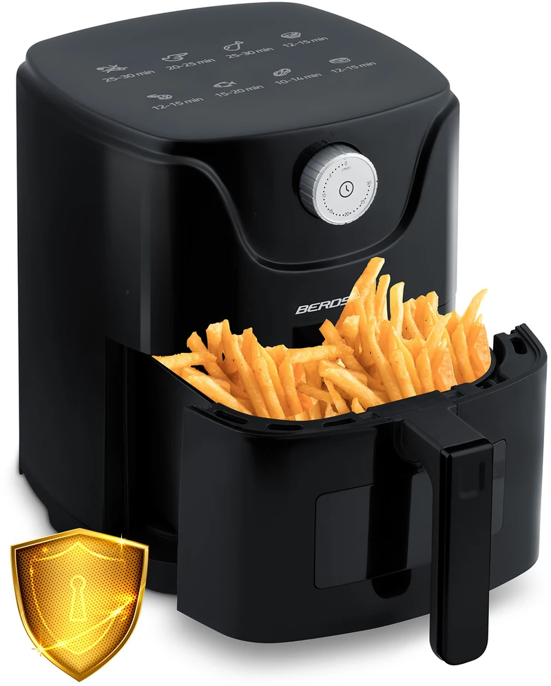 Belaidė juoda gruzdintuvė Berdsen BD-654 Air Fryer