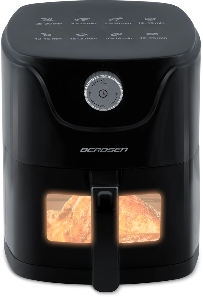 Belaidė juoda gruzdintuvė Berdsen BD-654 Air Fryer