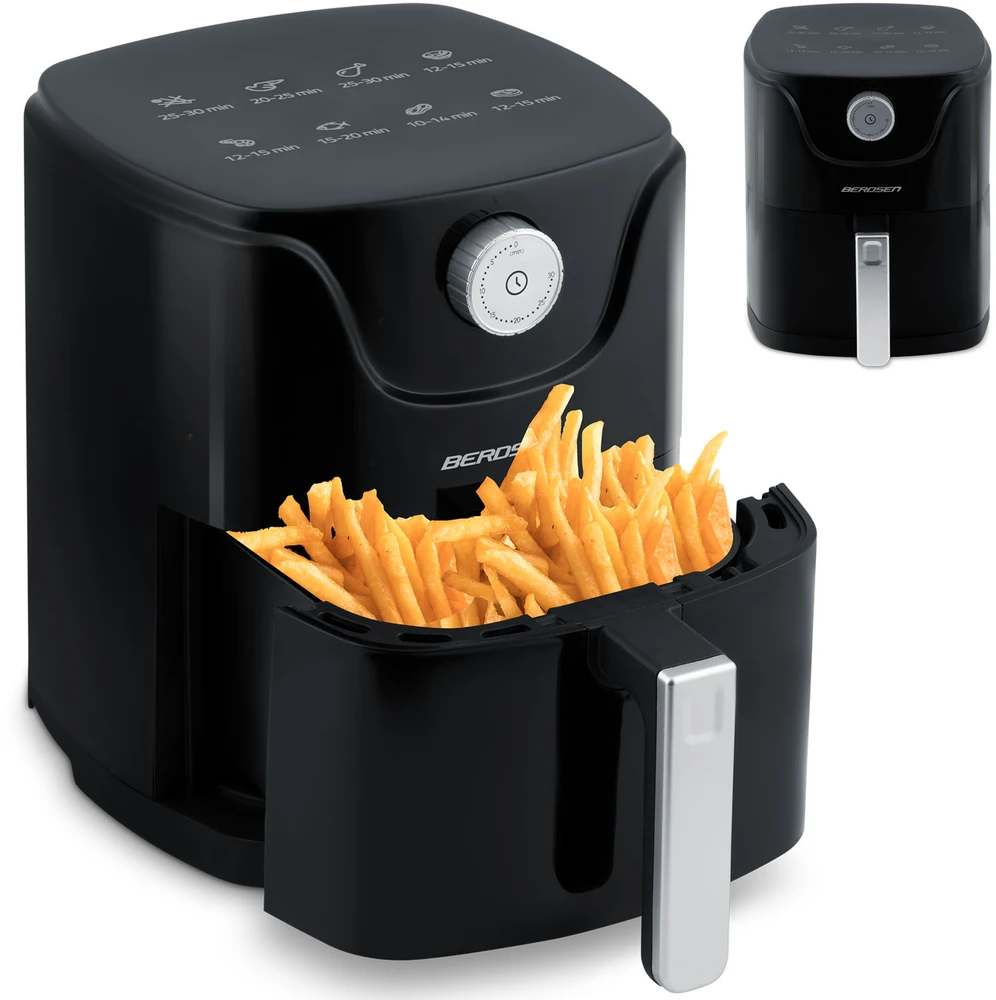 Belaidė juoda gruzdintuvė Berdsen BD-654 Air Fryer