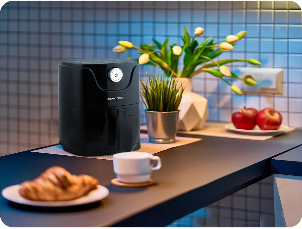 Belaidė juoda gruzdintuvė Berdsen BD-654 Air Fryer