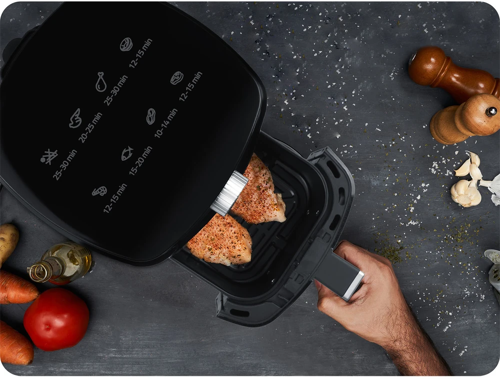 Belaidė juoda gruzdintuvė Berdsen BD-654 Air Fryer