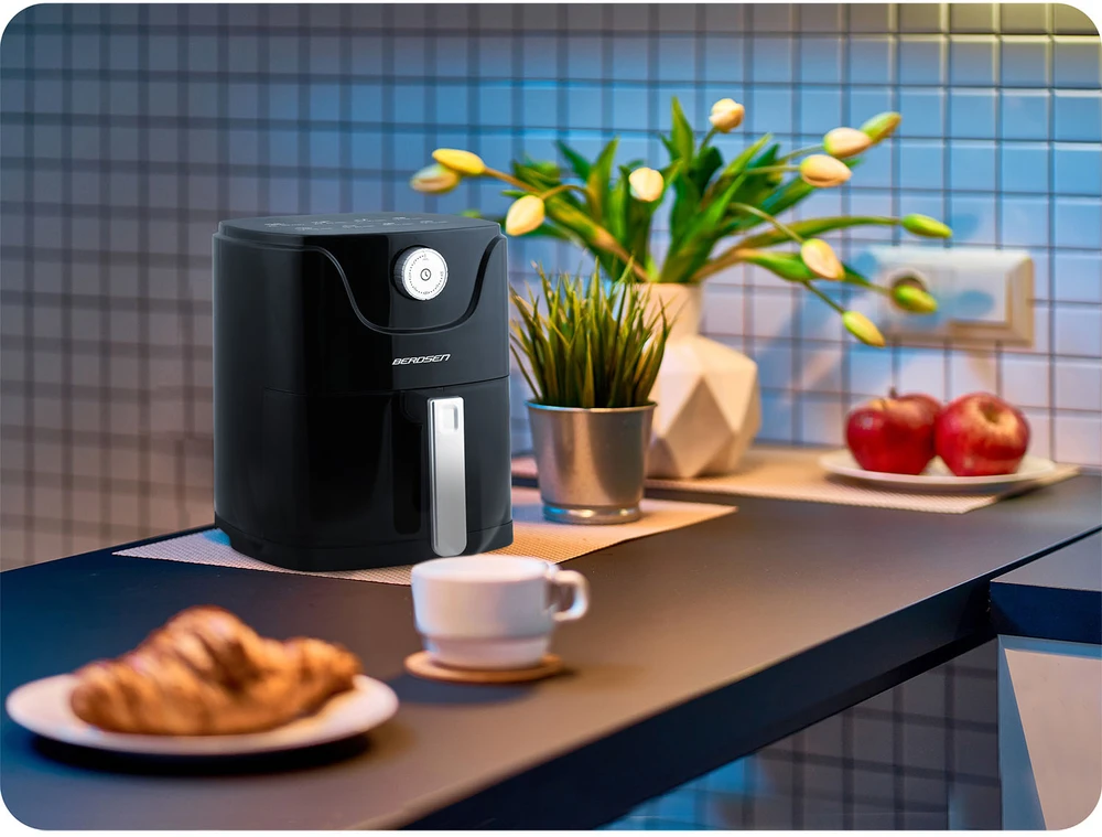 Belaidė juoda gruzdintuvė Berdsen BD-654 Air Fryer