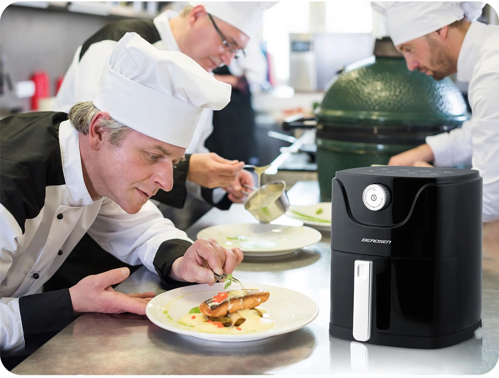 Belaidė juoda gruzdintuvė Berdsen BD-654 Air Fryer
